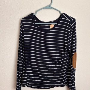 Zara striped long sleeve cotton